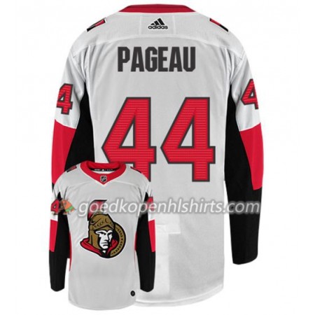 Ottawa Senators JEAN-GABRIEL PAGEAU 44 Adidas Wit Authentic Shirt - Mannen